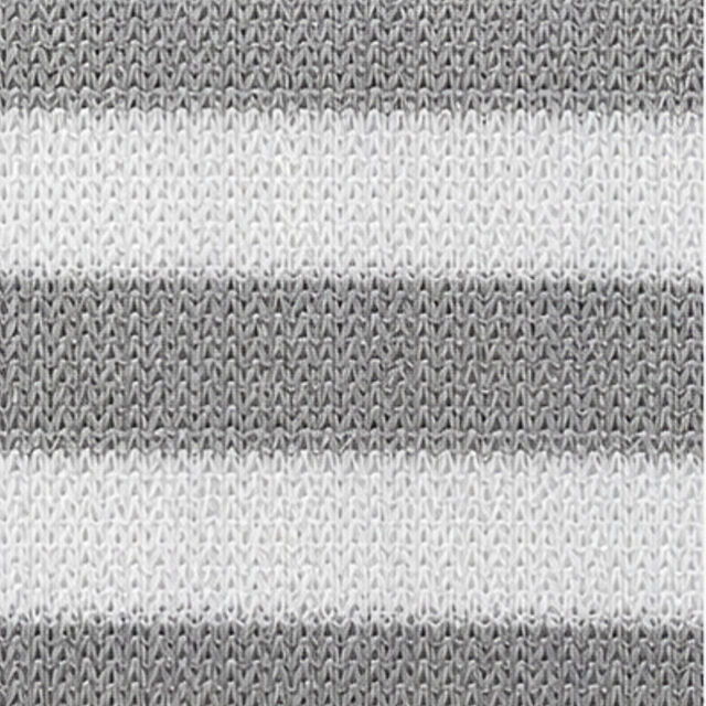 Grey and white shade cloth